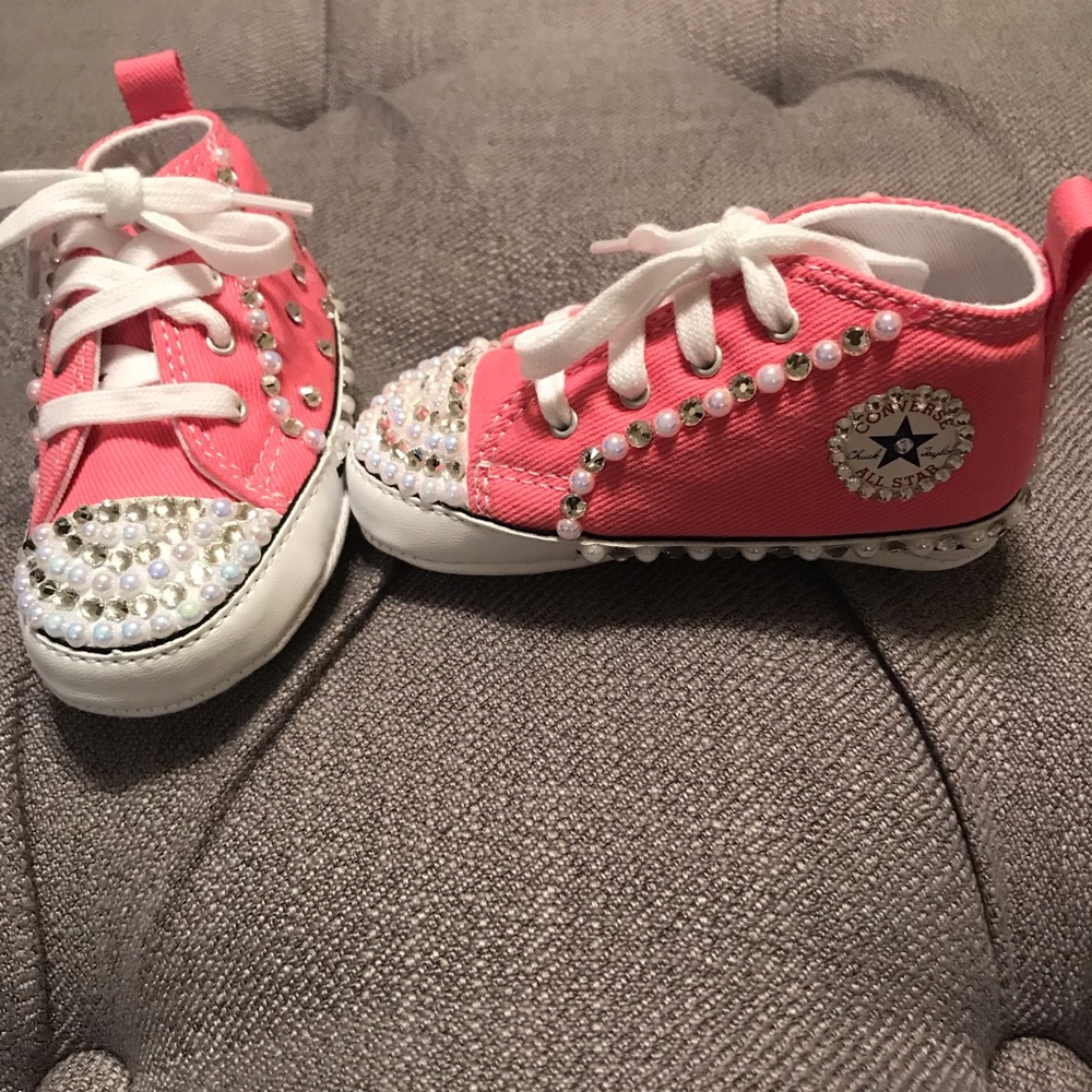 Hand Embellished Converse